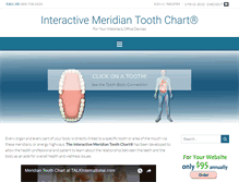 Tablet Screenshot of meridiantoothchart.com